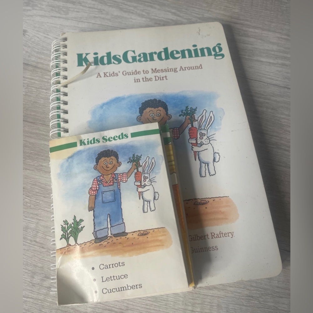 Vintage Gardening Book for Kids